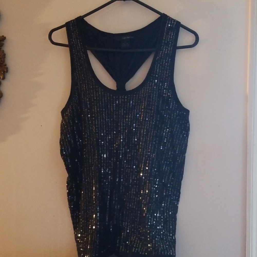 Calvin Klein Beautiful sequence casual/dressy tank